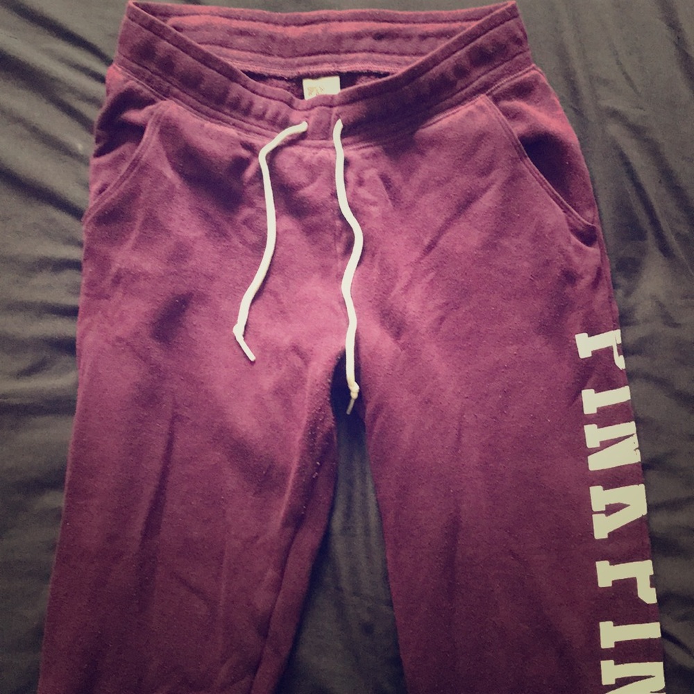 Burgundy Joggers